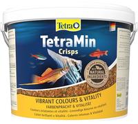 TetraMin Crisps Alimento para peces ornamentales, 10 L | Forma de crisps | Mezcla equilibrada | Peces sanos y agua clara