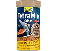 TetraMin Crisps - alimento en forma de crisps para todos los peces ornamentales, mezcla equilibrada para peces sanos y agua clara, lata de 250 ml