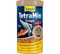 TetraMin Crisps - Alimento en forma de crisps para todos los peces ornamentales, mezcla equilibrada para peces sanos y agua clara, lata de 500 ml