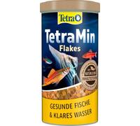 Tetra Alimento en escamas TetraMin – mezcla equilibrada para peces sanos y agua clara – 1 l