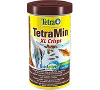 TetraMin XL Crisps - alimento en forma de crisps grandes para todos los peces ornamentales de mayor tamaño, mezcla equilibrada para peces sanos y agua clara, lata de 500 ml