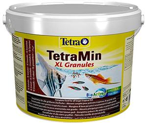 TetraMin XL Granules Alimento para peces ornamentales grandes, 10 L | Gránulos grandes | Mezcla equilibrada | Peces sanos y agua clara