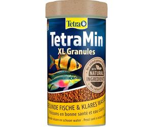 TetraMin XL Granules Alimento para peces ornamentales grandes, 250 ml | Gránulos grandes | Mezcla equilibrada | Peces sanos y agua clara