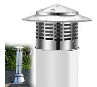Tetto Antipioggia per Tetto in Acciaio Inossidabile 304, Copertura per Camino, Cappa Di Sfiato 200mm, Cappucci per Camino, Per Canna Fumaria Cucina Famili(75mm(2.95in))