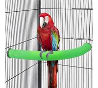 TeTupGa Soporte de perca para loros en forma de U, juguete para mascotas, plataforma para pájaros, arena para moler patas de arena, jaula de palo limpio, ejercicio, conure, periquito, cacatúa,
