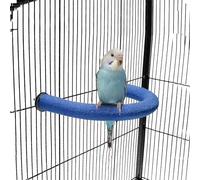 TeTupGa Soporte de perca para loros en forma de U, juguete para mascotas, plataforma para pájaros, arena para moler patas de arena, jaula de palo limpio, ejercicio, conure, periquito, cacatúa,