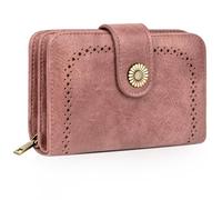 TEUEN Cartera Regalo Mujer, Monedero de Piel Sintética y Protección RFID - Incluye 16 Ranuras y Espacio para Billetes, Regalo de Cumpleaños para Mujer（Caja de Regalo Incluida）