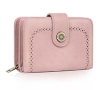 TEUEN Cartera Regalo Mujer, Monedero de Piel Sintética y Protección RFID - Incluye 16 Ranuras y Espacio para Billetes, Regalo de Cumpleaños para Mujer（Caja de Regalo Incluida）