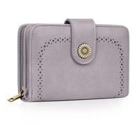 TEUEN Cartera Regalo Mujer, Monedero de Piel Sintética y Protección RFID - Incluye 16 Ranuras y Espacio para Billetes, Regalo de Cumpleaños para Mujer（Caja de Regalo Incluida）