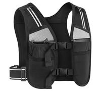 TEUEN Chaleco Hidratacion Trail Running: Ligero Mochila de Correr para Hombre y Mujer Mochila Hidratacion Regulable con Bandas Reflectantes para Bici Running Ligero Deportes