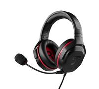 Teufel Cage One Auriculares Over-Ear con Cable, micrófono, Auriculares para Juegos, certificados para TeamSpeak, adecuados para Juegos, música y Oficina en casa - Negro