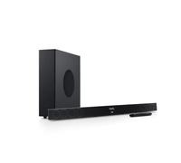 Teufel CINEBAR 11 mk4 Dolby Atmos 2.1 Barra de sonido con subwoofer inalámbrico que ahorra espacio, Bluetooth, HDMI 3D ARC CEC, 4K pass through, panel táctil - negro
