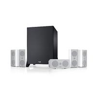 Teufel CONSONO 35 Mk3 Power Edition 5.1 Set - Altavoces de Cine en casa con Potente subwoofer, satélites de Alta fidelidad, Sistema de Sonido Envolvente - Blanco