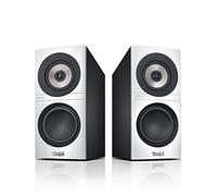 Teufel DEFINION 3S Altavoz de estantería estéreo de Gama Alta, chasis coaxial SCA Patentado, Sistema de 3 vías, Bass Reflex, Conos de Fibra de Carbono y Aluminio - Blanco