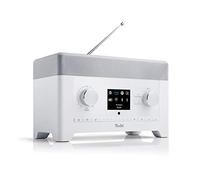 Teufel Radio 3SIXTY (Blanco) - Radio FM/Dab+ estéreo con Bluetooth, Entrada de USB, Spotify...