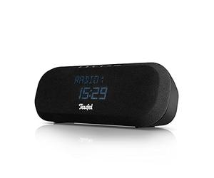 Teufel Radio One Reloj Despertador HiFi - Altavoz Bluetooth con Radio Dab+/FM, Funciones Despertador, Temporizador de Apagado - Negro