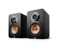 Teufel Ultima 20 - Altavoces de estantería HiFi, compacto y potente, conector de fase, sonido y graves precisos, sistema de 2 vías, construcción Bass Reflex (Negro)