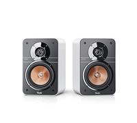 Teufel Ultima 20 - Altavoz de estantería HiFi, Compacto y Potente, Enchufe de Fase, Sonido preciso, Sistema de 2 vías, diseño Bass Reflex - Blanco