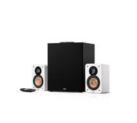 Teufel Ultima 20 Concept Power Edition Sistema de sonido 2.1 completo Home Cinema con receptor AV incorporado, Bluetooth, Dolby Audio, función de tarjeta de sonido USB-C, HDMI ARC CEC (blanco)