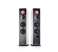 Teufel Ultima 40 Active - Par de altavoces activos de 3 vías, Bluetooth aptX, Dolby Audio, HDMI ARC, opción envolvente, 260 W, reflejo de graves, amplificador integrado, color blanco