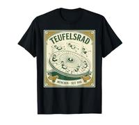 Teufelsrad Munich Oktoberfest Rueda del Diablo Vintage Alemán Camiseta