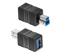 Teupyon Adaptador USB 3.0 | Conector de conversión USB a B 3.0 | Conector Plug and, convertidor de Transferencia de Datos de Alta Velocidad para escáner, estación de Acoplamiento, concentrador