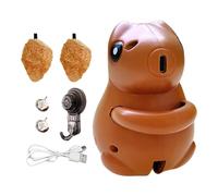 Teupyon Juguete automático para gatos, juguete eléctrico de ardilla para gatos, juguete de cuerda para gato, bola de gato, juguete motorizado para atraer la atención de tu gato, uso doméstico en