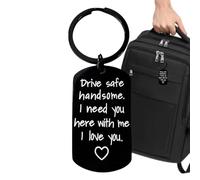 Teupyon Llavero para el día de San Valentín, con texto en inglés "I Need You Here With Me", accesorios de ropa, colgante del día de San Valentín para novio, a, Refer to description
