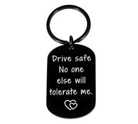 Teupyon Llavero para el día de San Valentín, con texto en inglés "I Need You Here With Me", accesorios de ropa, colgante del día de San Valentín para novio, B, Refer to description