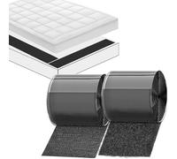 TEUVO Cinta Belcar Adhesiva Doble Cara 15cm x 3m (150mm) Negra para Impedir que los Cojines del Sofá Se Deslizen - Aplicaciones DIY