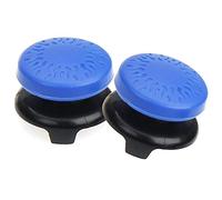 TEUVO Thumbsticks para PS4 Joystick y para PS5 Joystick, 2 Pcs de Silicona Thumb Grips Joystick Grips, Mejorar la Precisión del Control y la Puntería, Reducir Pulgarcito Fatiga, Azul
