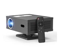 Teuyau Proyectores Full HD 1080P Compatible con 4K,Smart Projector con WiFi 6 BT 5.0 y Soporte Desmontable 360°,Mini Proyector 4K con Soporte automático Horizontal para corrección Trapezoidal