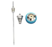 Teuypty Kit Boquillas para Pistola Pulverizadora W-101 Aguja Boquilla y Tapa Boquilla Boquilla Pintura con Alimentación por Gravedad HVLP W101 Piezas para Pistola Pulverizadora Aire 1,5mm