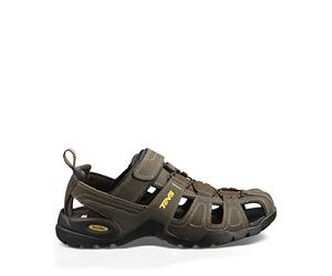 Teva 1001116 Hombre Sandalias Punta Cerrada, Marrón (Turkish Coffee Tkcf), 45.5 EU