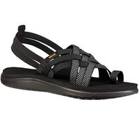 Teva Sandalia W VOYA Strappy Punta Descubierta Mujer, Negro (Hera Black Hbk), 41 EU