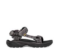 Teva 1102456 Hombre Sandalias de Punta Descubierta, Negro (Wavy Trail Black Wtbc), 43 EU