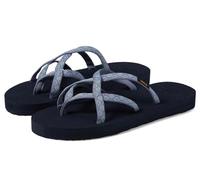 Teva Chanclas Olowahu para mujer, Kaleidoscope Blissful Blue, 37 EU