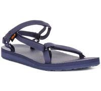 Teva Forma Plana Delgado Archivo Pulgadas Agarre Mujer Sandalia En Navy GB 3-8