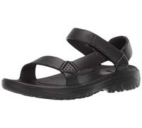 Teva Hurricane Drift, Sandalias de Punta Descubierta Hombre, Negro (Black Black), 43 EU