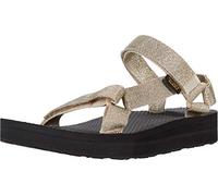 Teva Midform - Sandalias de cuña universal para mujer, Beige (Champán metálico), 40 EU