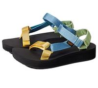 TEVA Midform Universal Punta Abierta Tira Vegano Sandalia Beis Marrón Mujer Ru 3