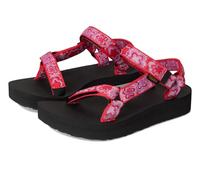 Teva Mush Slide para hombre, Neón Floral Rosa Morado, 39 EU