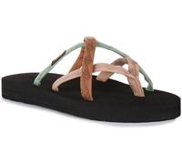 TEVA Olowahu Artful Banda Secado Rápido Vegano Mujer Sandalia Negro Marrón GB 3