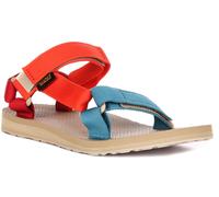 Teva Orig Universal Back Strap Prism Sandalia Para Mujeres En Rojo Azul UK 3 - 8