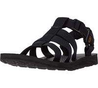 Teva Original Dorado, Sandalias de Punta Descubierta Mujer, Negro (Black Black), 37 EU