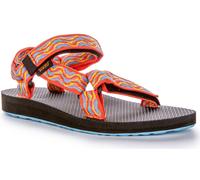 TEVA Original Universal Revive 80s Remade Vegano Mujer Sandalia Rojo Múltiple