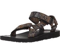 Teva Original Universal, Sandalias de Punta Descubierta Mujer, Negro (Black Black), 36 EU
