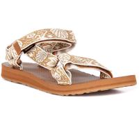 Teva Original Universal Tira Trasera Prisma Sandalias Mujer en Beige Brown GB 3