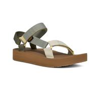 Teva Sandalia de cuña universal Midform para mujer, Seagreass Multi, 11