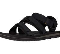 Teva Sandalia para Hombre con Correa Cruzada, Zapatos para Senderismo, Negro, 40.5 EU